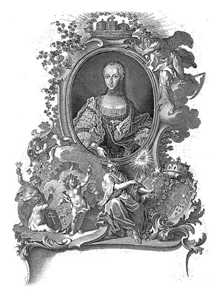 Maria Elisabeth Josepha 'nın portresi, Avusturya Arşidüşesi Johann Esaias Nilson, 1760 - 1788.