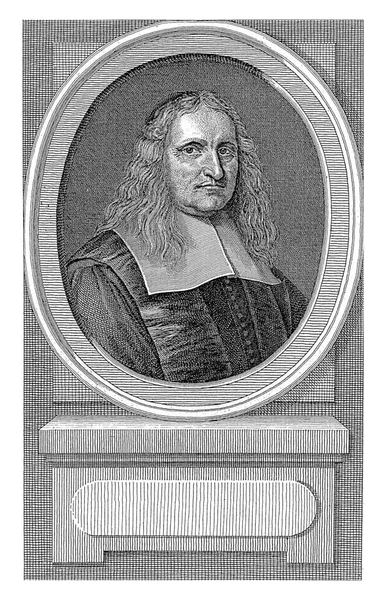 Portrait Theologian Johannes Cocceius Daniel Veelwaard Anthonie Palamedesz 1776 1851 — Stock Photo, Image