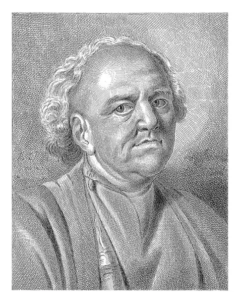 Zelfportret van Francois Morellon La Cave, Francois Morellon La Cave, Crofani 'den sonra, 1765 Zelfportret van oymacısı Francois Morellon La Cave.