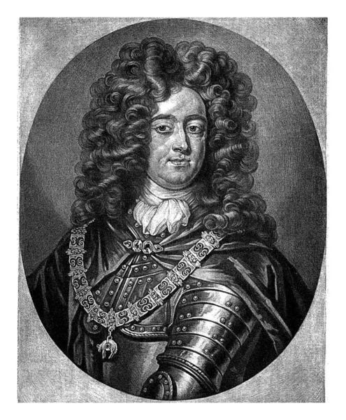 Portret George Louisa Hesji Darmstadt Pietera Schenka 1705 George Louisa — Zdjęcie stockowe