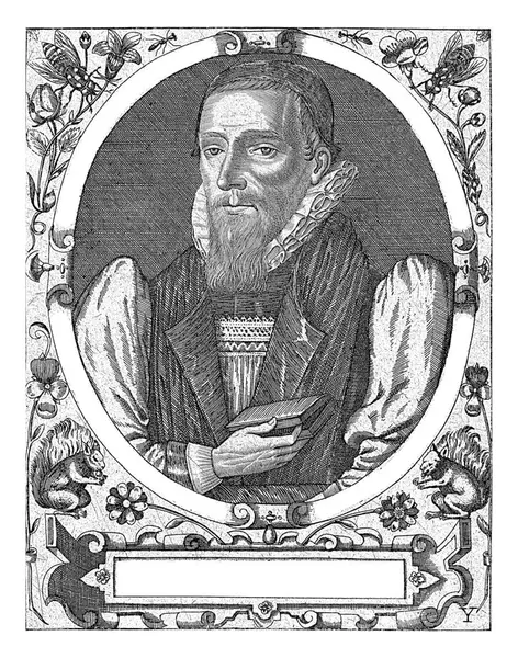 Portrait Bishop Arthur Lake Theodor Bry Jean Jacques Boissard 1669 — Stock Photo, Image