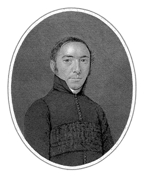 Portrait Schluter Walraad Nieuwhoff Johannes Hari 1825 Portrait Schluter Pastor — Stock Photo, Image