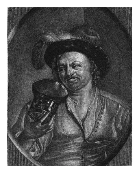 Man Empty Rummer Jan Groot Frans Van Mieris 1698 1776 — Stock Photo, Image