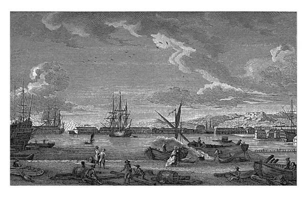 Port Toulon Gaetano Testolini Nicolas Marie Ozanne 1776 1850 View — Stock Photo, Image