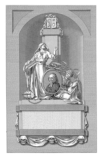 Memorial Johan Diederich Deiman Theodoor Koning Pieter Wagenaar 1783 Funerary — Stock Photo, Image