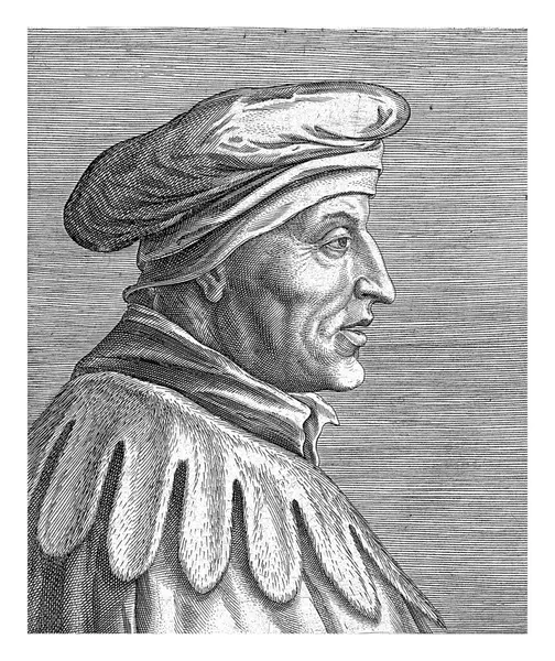 Portrait Baldus Ubaldis Philips Galle Enea Vico 1587 1606 Portrait — Stock Photo, Image