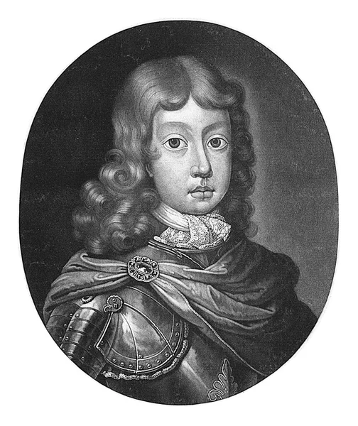 Porträtt Pojke Möjligen Charles Leopold Österrike Pieter Schenk 1670 1713 — Stockfoto
