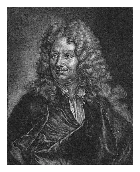 Portrait Nicolas Boileau Despreaux Jan Groot 1722 1776 French Poet — Stock Photo, Image