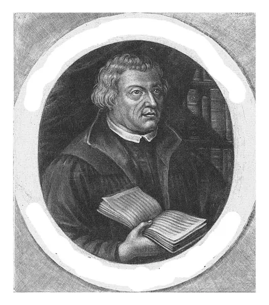 Portrait Martin Luther Jacob Gole 1670 1724 Theologian Martin Luther — Stock Photo, Image
