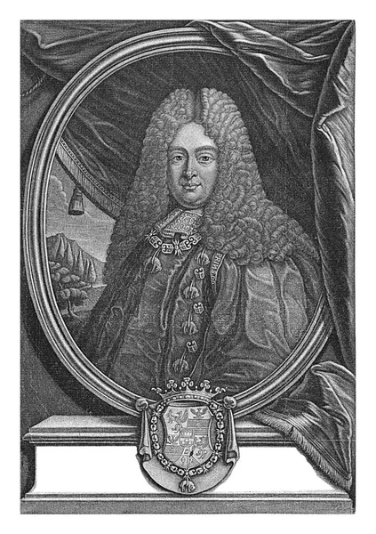Philipp Ludwig Wenzel Von Sinzendorf Jan Van Der Bruggen 1714 — Zdjęcie stockowe