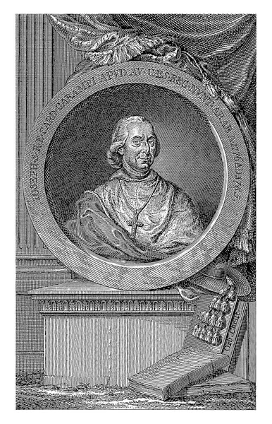 Retrato Giuseptte Garampi Johann Ernst Mansfeld Após Josef Kreutzinger 1749 — Fotografia de Stock