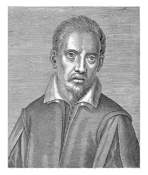 Porträt Des Malers Sante Peranda Monogrammist Italien 1600 1699 — Stockfoto