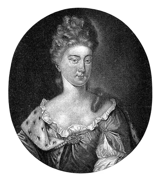 Портрет Софії Шарлотти Королеви Пруссії Пітера Шенка 1698 1713 Софії — стокове фото