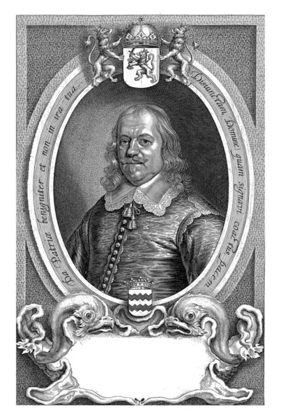 Portrait Godard Van Reede Van Nederhorst Cornelis Galle Anselm Van — Stock Photo, Image