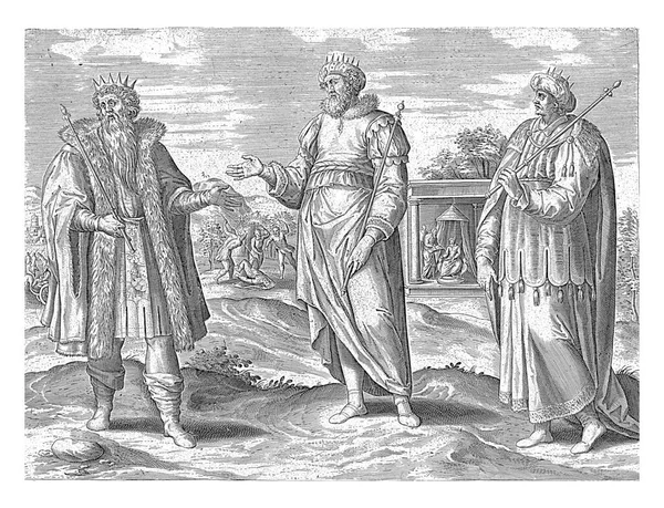 Manassés Amon Josias Jan Snellinck Atribuído 1643 Reis Manassés Amon — Fotografia de Stock