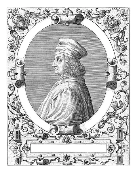 Portrait Filippo Decio Theodor Bry Jean Jacques Boissard 1669 Portrait — Stock Photo, Image