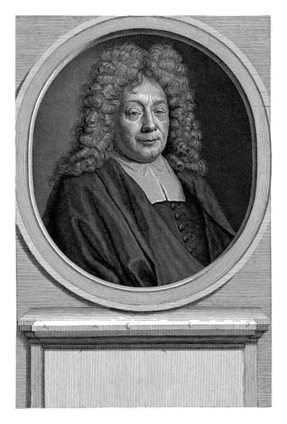 Retrato Philippus Van Limborch Aos Anos Pieter Van Gunst Após — Fotografia de Stock