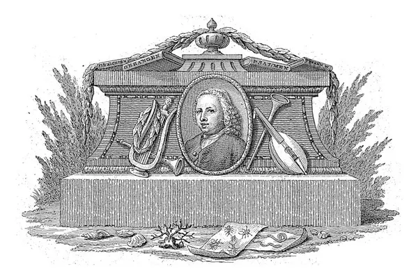 Memorial Johannes Eusebius Voet Theodore King 1780 Allegorical Funerary Monument — Stock Photo, Image