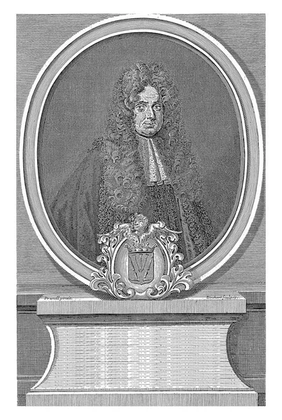 Portret Van Johann Rudolph Walram Brandlinsky Anton Birckhart Peter Brandl — Stock Photo, Image