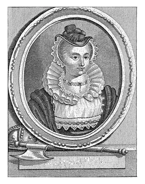 Portret Van Koningin Mary Stuart Van Schotland Carel Jacob Huyser — Stockfoto