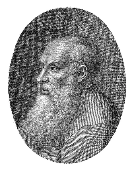 Portrait Writer Philosopher Giovan Battista Gelli Giuseppe Benaglia 1806 1830 — Stock Photo, Image