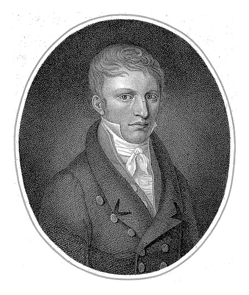 Portret Van Jacob Crommelin Philippus Velijn Naar Ezechiel Davidson 1826 — Stockfoto