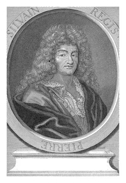 Portrait Pierre Silvain Regis Pieter Van Gunst 1659 1731 Pierre — Stock Photo, Image