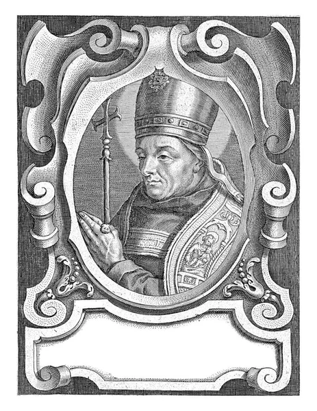 Portrait Augustinian Archbishop Thomas Villanova Cornelis Galle Jacques Franckaert 1636 — Stock Photo, Image