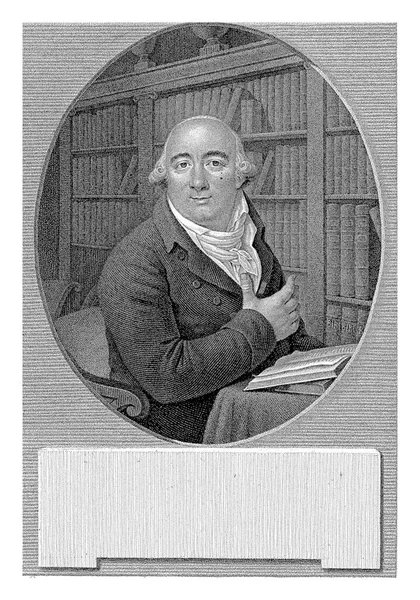 Paul Henri Marron Abraham Jacobsz의 초상화 Doucet 글레이즈너 Suriny 1810 로열티 프리 스톡 사진