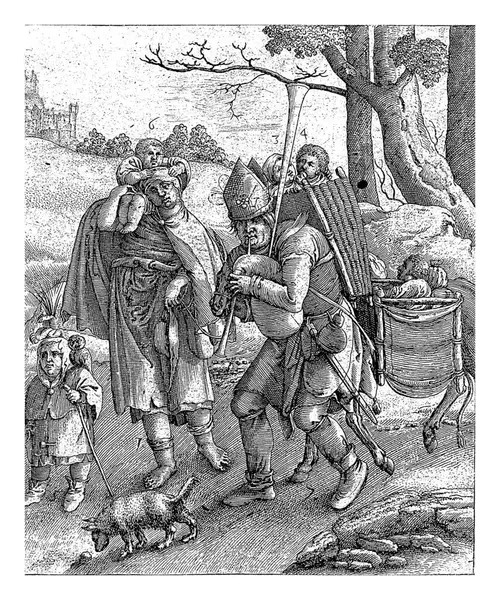 Desenhos Animados Sobre Bispo Munster 1672 Hendrick Hondius Após Lucas Imagens De Bancos De Imagens Sem Royalties