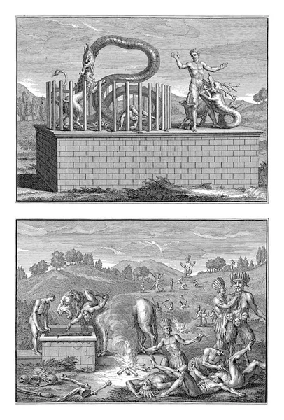 วแทนของพ กรรมของชาวอ นเด ยจากน การาก เบอร นาร กตาร 1723 ตยสารท — ภาพถ่ายสต็อก