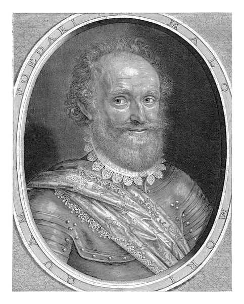 亨德里克 马蒂亚斯 瑟恩的肖像瑟恩伯爵和出租车冯 瑟恩是波希米亚的弗雷德里克五世和瑞典国王古斯塔夫斯二世的将军和外交官 免版税图库图片