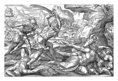 Antiochus Epifanes 'in emrine uymayan İsrailliler, Şabat' ta kralın ordusu tarafından saldırıya uğruyor ve katlediliyor..