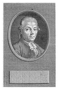 Portret van Johann Kaspar Stunzer, isimsiz, Johann Martin Bernigeroth (reddedildi), c. 1780 - c. 1790