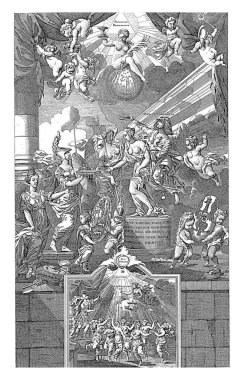 V. William ve 1767 'de Prusyalı Wilhelmina' nın düğününde ve 1772 'de Prens William Frederick' in doğumunda, Isaac Lodewijk la Fargue van Nieuwland.