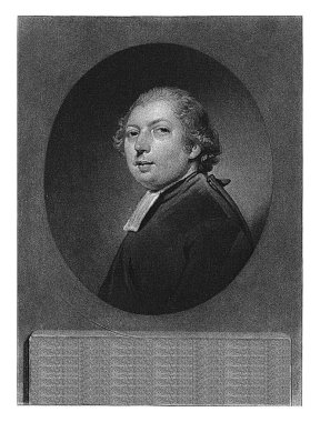 Papaz Jacobus Groeneveld 'in portresi, Charles Howard Hodges, 1795