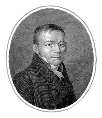 Delft 'te matematik ve makine mühendisliği sanatçısı ve öğretim üyesi Izaak Riewert Schmidt' in portresi.