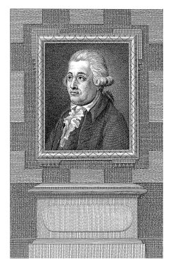 Coert Lambertus van Beyma 'nın portresi, Reinier Vinkeles (I), 1794 Coert Lambertus van Beyma' nın portresi, Harlingen 'deki devlet adamı ve vergi avukatı.