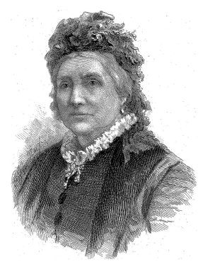 Anna Louisa Gertrude Bosboom-Toussaint 'in portresi, Petrus Johannes Arendzen, c. 1860 - c. 1886 A.L. Gertrude Bosboom-Toussaint 'ın sonraki hayatında.