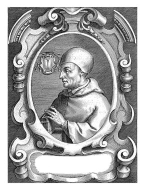 Augustinian Aegidius Colonna Romanus 'un portresi, Cornelis Galle (I), Jacques Franckaert (II..
