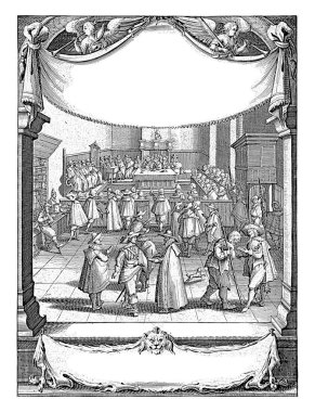 1656 'da Friesland Adliyesi, Salomon Savery' nin duruşması..