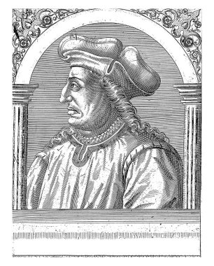 Nicola Machiavelli 'nin portresi, Robert Boissard, 1597 - 1599, eski oyma..