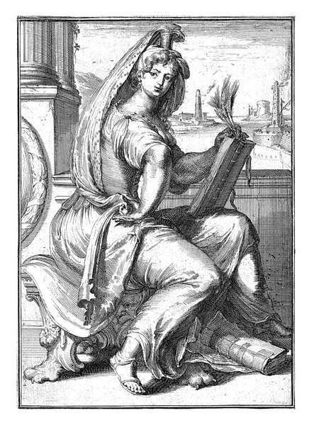 Sibyl Van Hellespont Romeyn Hooghe Attributed Romeyn Hooghe 1688 Sibyl — Stock Photo, Image