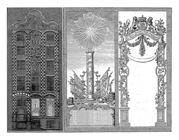 Illuminatia House Scholten Van Aschat Amsterdam 1766 Noach Van Der — Stock Photo, Image