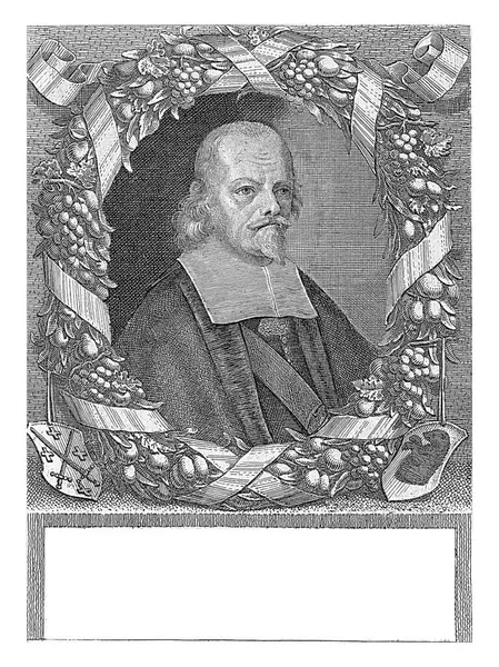 Portrait Johannes Christophorus Eisen Johann Friedrich Leonard 1670 1680 Portrait — Stock Photo, Image