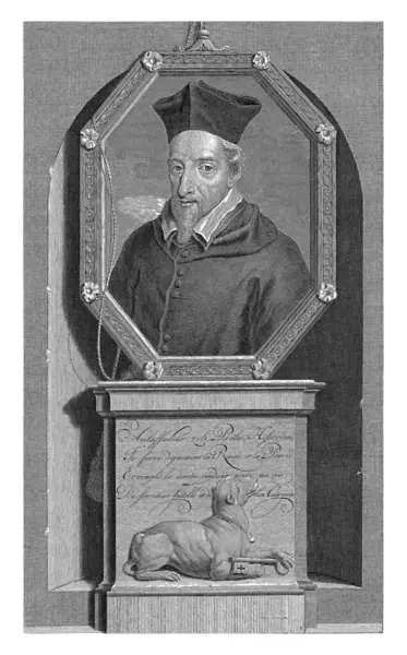 Portrait Bishop John Lesley Pieter Van Gunst Adriaen Van Der — Stock Photo, Image