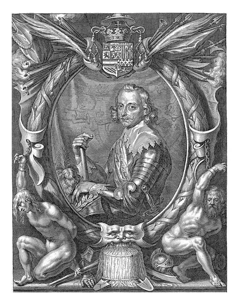 Portrait Ferdinand Austria Cornelis Galle Joannes Meyssens 1634 1654 Portrait — Stock Photo, Image