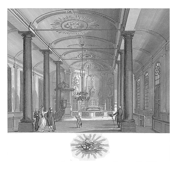 Amsterdam 'daki Aşk Kilisesi' nin İçi, Daniel Veelwaard (I), Derk Anthony van de Wart 'tan sonra, 1791