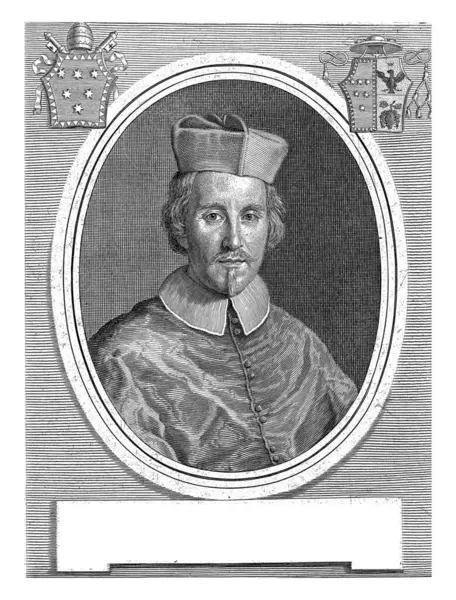 Portrait Cardinal Bernardino Rocci Albertus Clouwet Jacob Ferdinand Voet 1680 — Stock Photo, Image