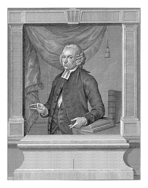 Carolus Pantekoek Portresi Mathias Sallieth Leonardus Temminck Ten Sonra 1786 — Stok fotoğraf